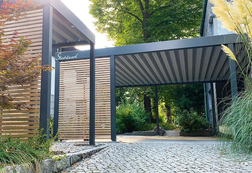 Carport mit Fahrradgarage – Brandenburg