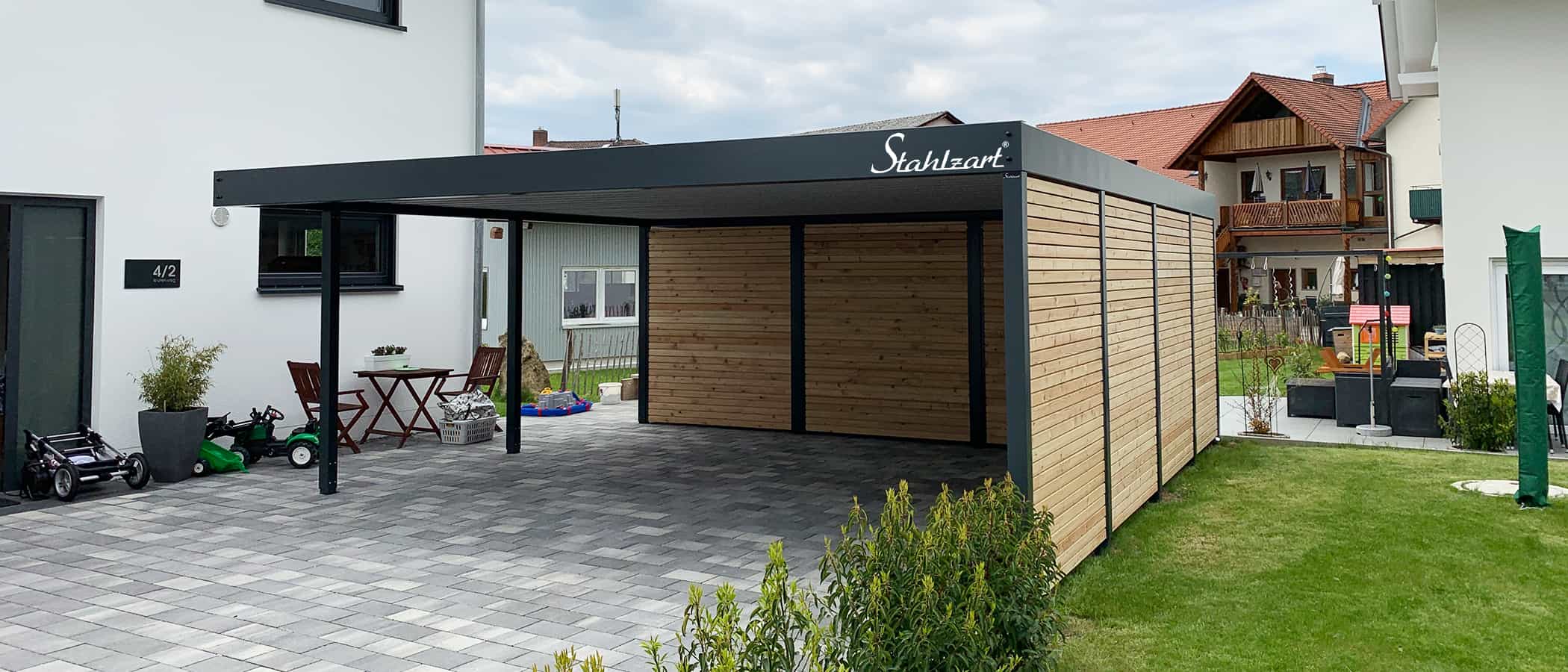 carport-3m-hoch-dopppel-holz-stahl-metall-carports-fuer-wohnmobil-doppelcarport-mit-schuppen-abstellraum-tuer-konfigurator-bestellen-stahlzart