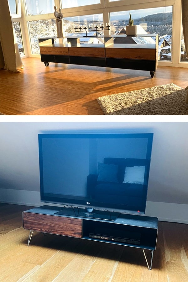 tv-moebel-stahlzart-tv-lowboard-holz-schwarz-eiche-massiv-modern-metall-design-massivholz-grau-industrial-breit-wohnzimmer-hifi-rollen-nussbaum-hairpin-fuesse-ideen