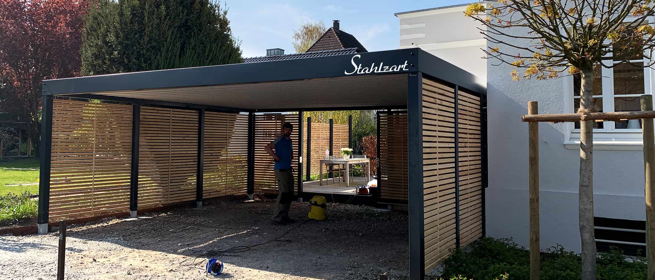 carport-nach-mass-doppelcarport-carports-doppelcarports-haus-anbau-holz-laerche-metall-stahl-zaun-planung-lösung-individuell-garage-flachdach-stahzart