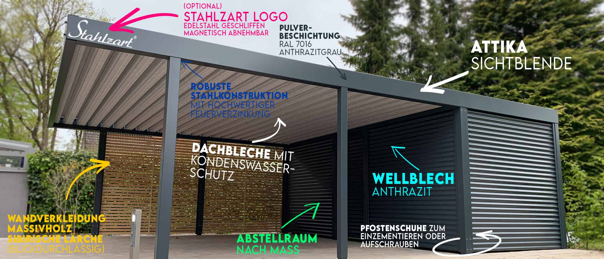 carport-nach-mass-doppelcarport-carports-masse-doppelcarports-mit-abstellraum-holz-metall-stahl-planung-lösung-individuell-garage-flachdach-anthrazitgrau-wellblech-stahzart