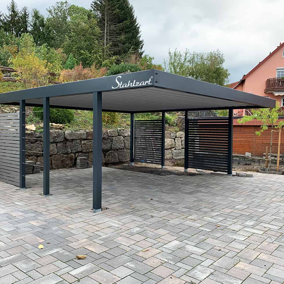 carport-nach-mass-doppelcarport-carports-masse-doppelcarports-mit-seilen-metall-stahl-wpc-planung-lösung-individuell-garage-flachdach-anthrazit-metallcarport-stahzart