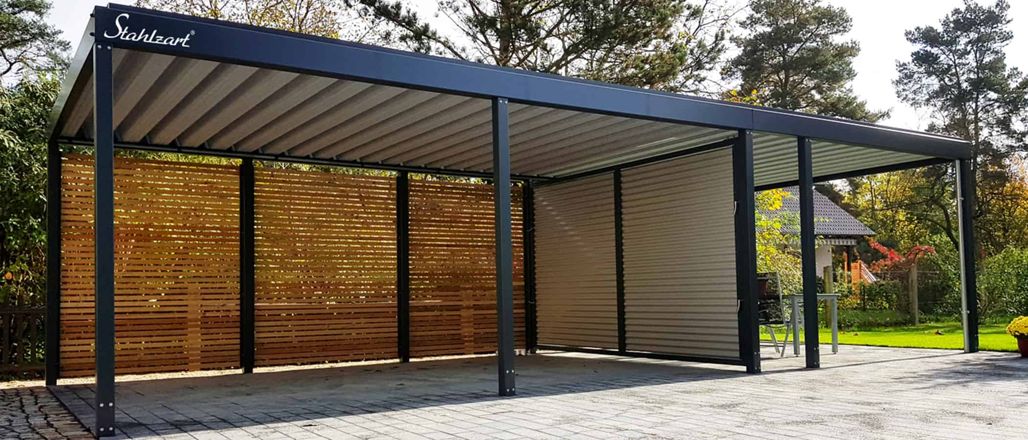 carport-nach-mass-doppelcarport-carports-reihencarport-holz-metall-stahl-glas-planung-lösung-individuell-garage-flachdach-wellblech-design-stahlzart