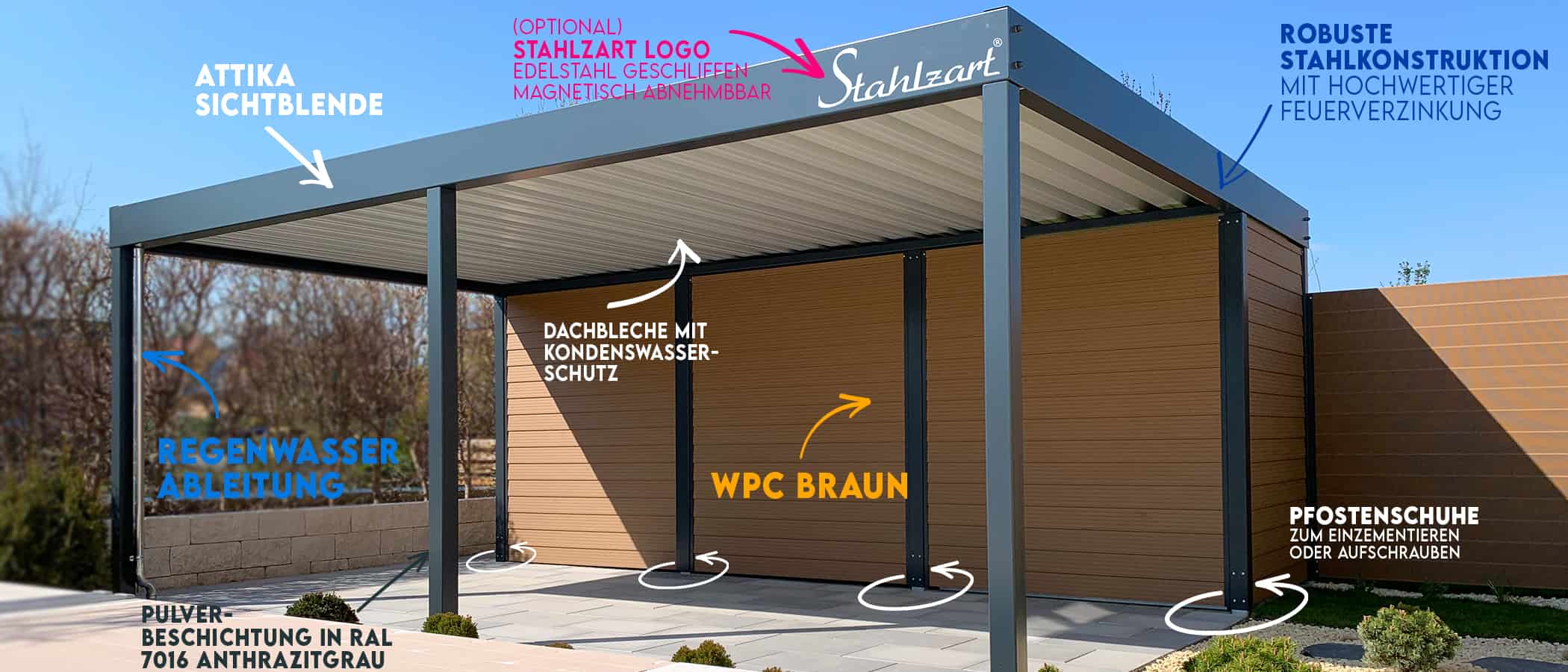 carport-nach-mass-einzelcarport-carports-masse-einzelcarports-mit-abstellraum-sichtschutz-zaun-metall-stahl-wpc-braun-planung-lösung-individuell-garage-anthrazit-stahzart