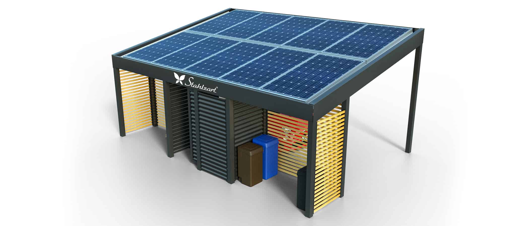 solar-carport-mit-schraegdach-solar-carports-e-fahrzeuge-pv-anlage-solarcarport-strom-solaranalge-e-auto-doppelcarport-metall-stahl-mit-geraeteraum-brennholz-fahrrad-muelltonnen-modern-stahlzart