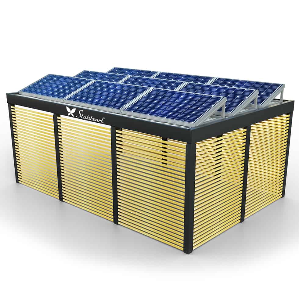 solar-carport-mit-flachdach-carports-pv-anlage-solaranlage-photovoltaik-garagen-garagendach-solarcarport-installation-solarmodulen-solarcarports-flaechen-dach-e-auto-laerche-wand-stahlzart