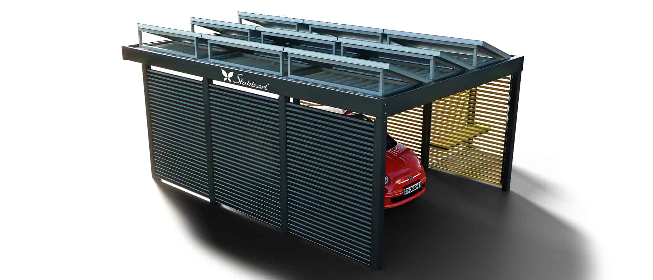 solar-carport-mit-flachdach-carports-pv-anlage-solaranlage-photovoltaik-garagen-garagendach-solarcarport-installation-solarmodulen-solarcarports-flaechen-dach-e-autos-fiat-holz-metall-stahlzart