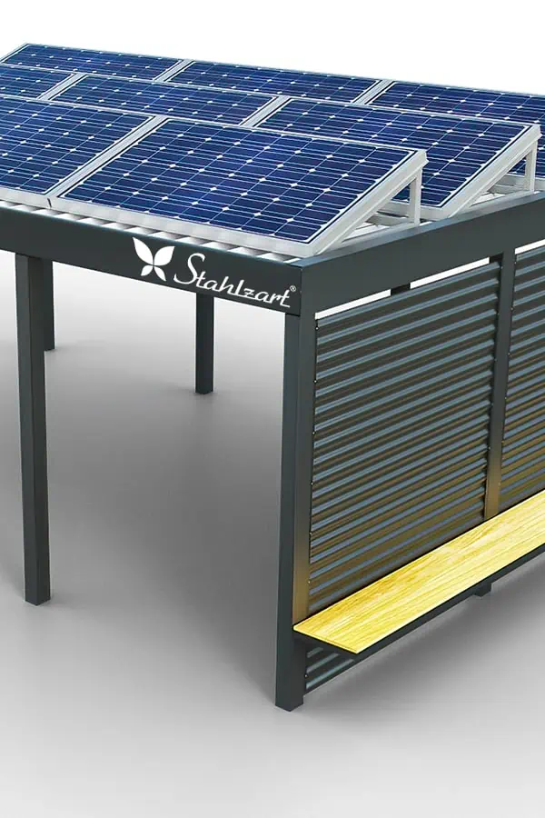 solar-carport-mit-flachdach-carports-pv-anlage-solaranlage-photovoltaik-garagen-garagendach-solarcarport-installation-solarmodulen-solarcarports-flaechen-dach-e-autos-sitzbank-blech-wand-stahlzart
