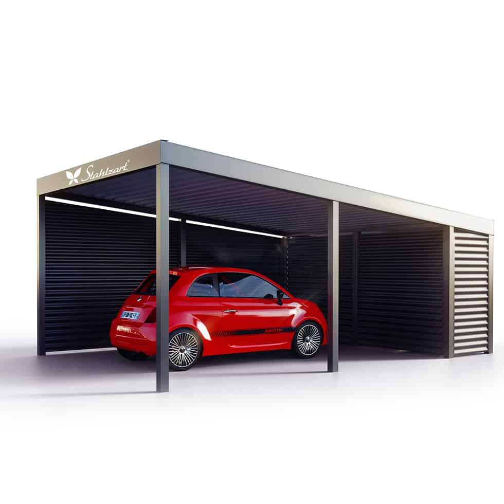 solar-carport-mit-pultdach-carports-solarcarport-pultdach-carportdach-design-strom-angebot-photovoltaikanlage-module-solardach-dachflaeche-metall-stahl-e-auto-schuppen-modern-stahlzart