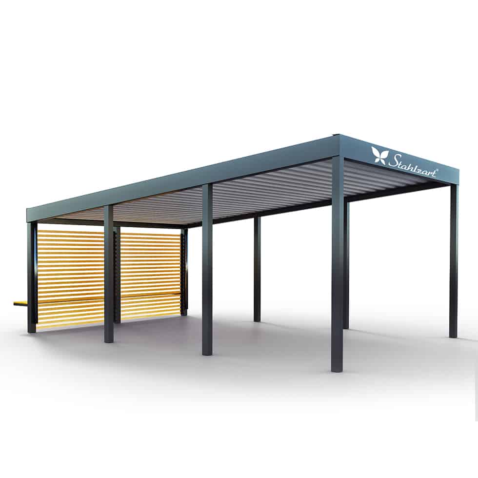 solar-carport-mit-pultdach-carports-solarcarport-pultdach-carportdach-design-strom-angebot-photovoltaikanlage-module-solardach-dachflaeche-metall-stahl-metallcarport-holz-wand-sitzbank-stahlzart