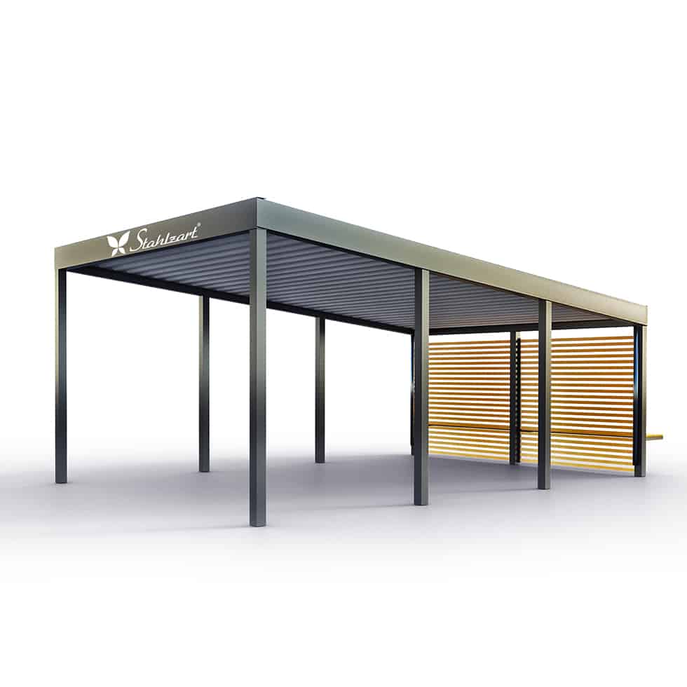 solar-carport-mit-pultdach-carports-solarcarport-pultdach-carportdach-design-strom-angebot-photovoltaikanlage-module-solardach-dachflaeche-metall-stahl-stahlcarport-holz-wand-sitzbank-stahlzart