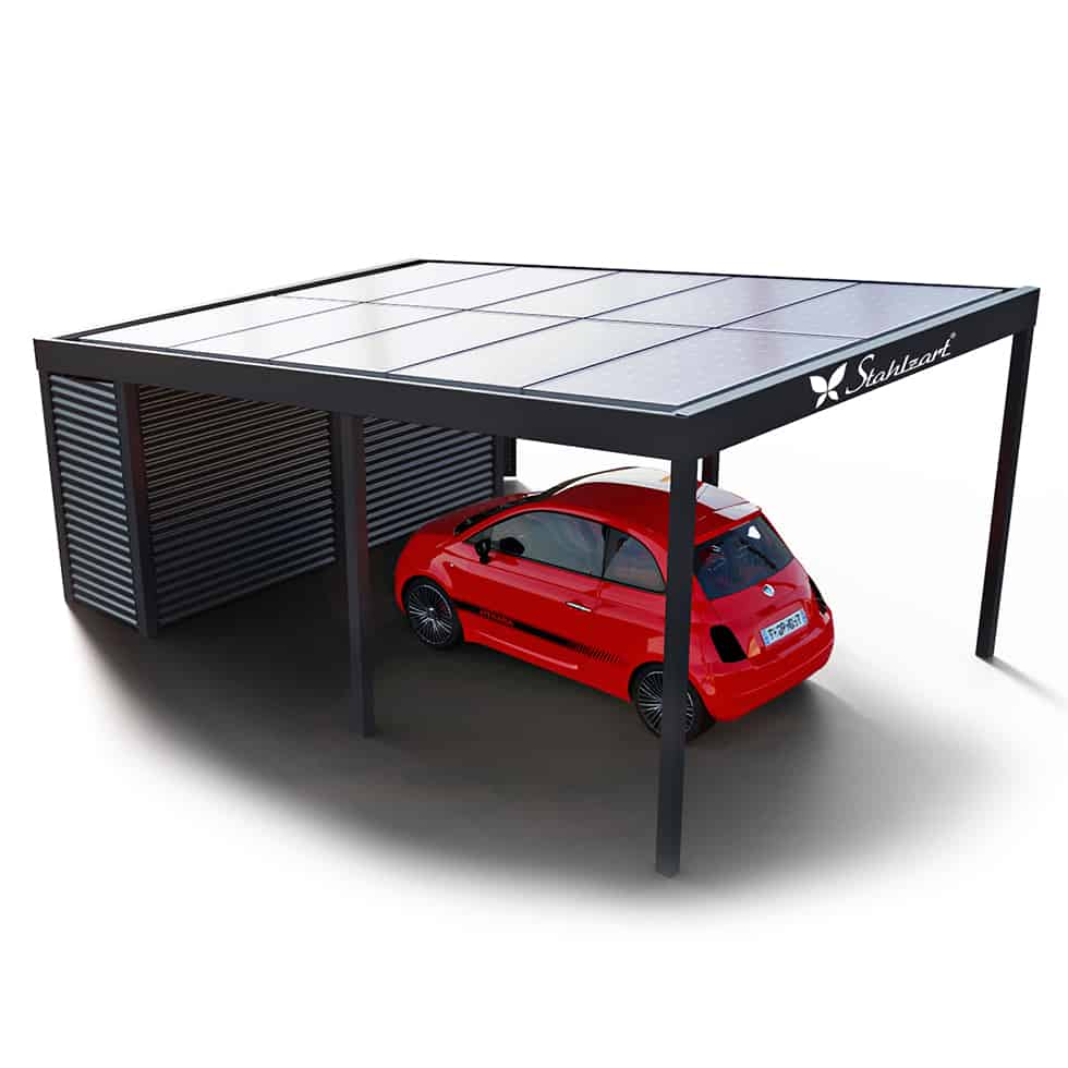 solar-carport-mit-pultdach-carports-solarcarport-pultdach-carportdach-design-strom-angebot-photovoltaikanlage-module-solardach-metall-stahl-einzelcarport-mit-abstellraum-anthrazit-stahlzart