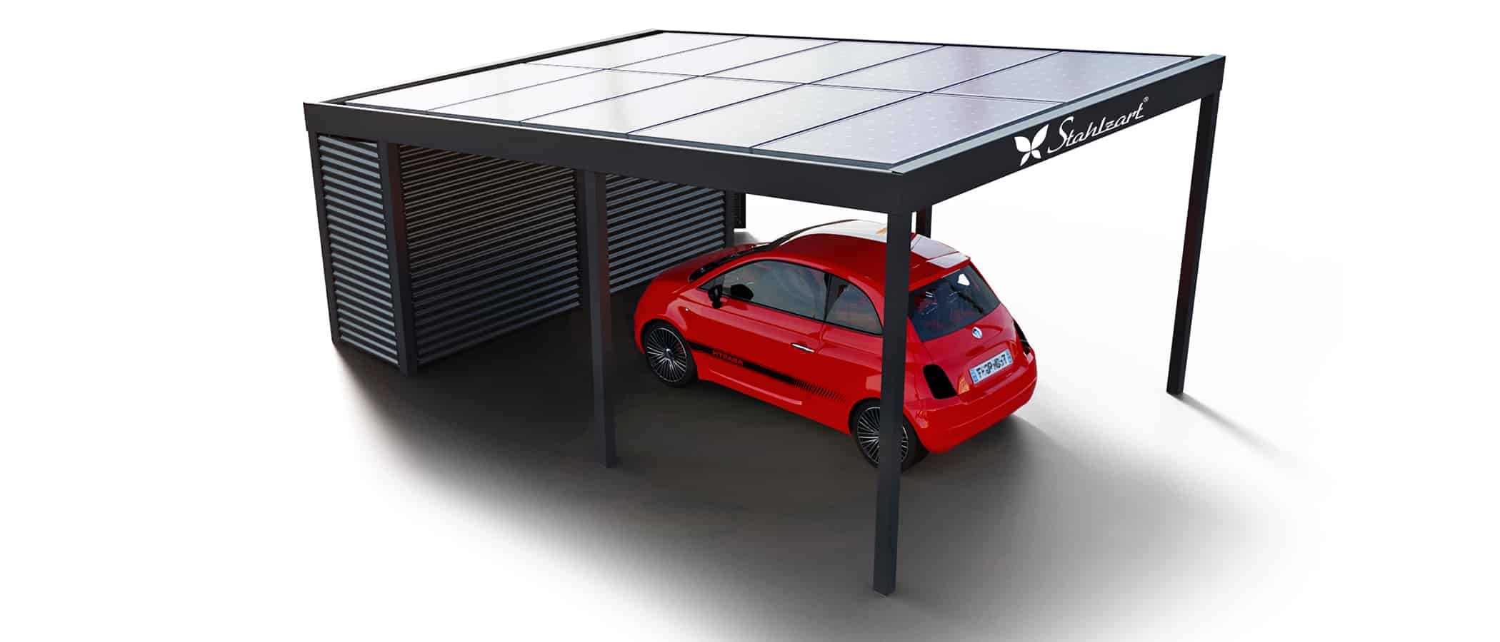 solar-carport-mit-pultdach-carports-solarcarport-pultdach-carportdach-design-strom-angebot-photovoltaikanlage-module-solardach-metall-stahl-einzelcarport-mit-geraeteraum-anthrazit-stahlzart