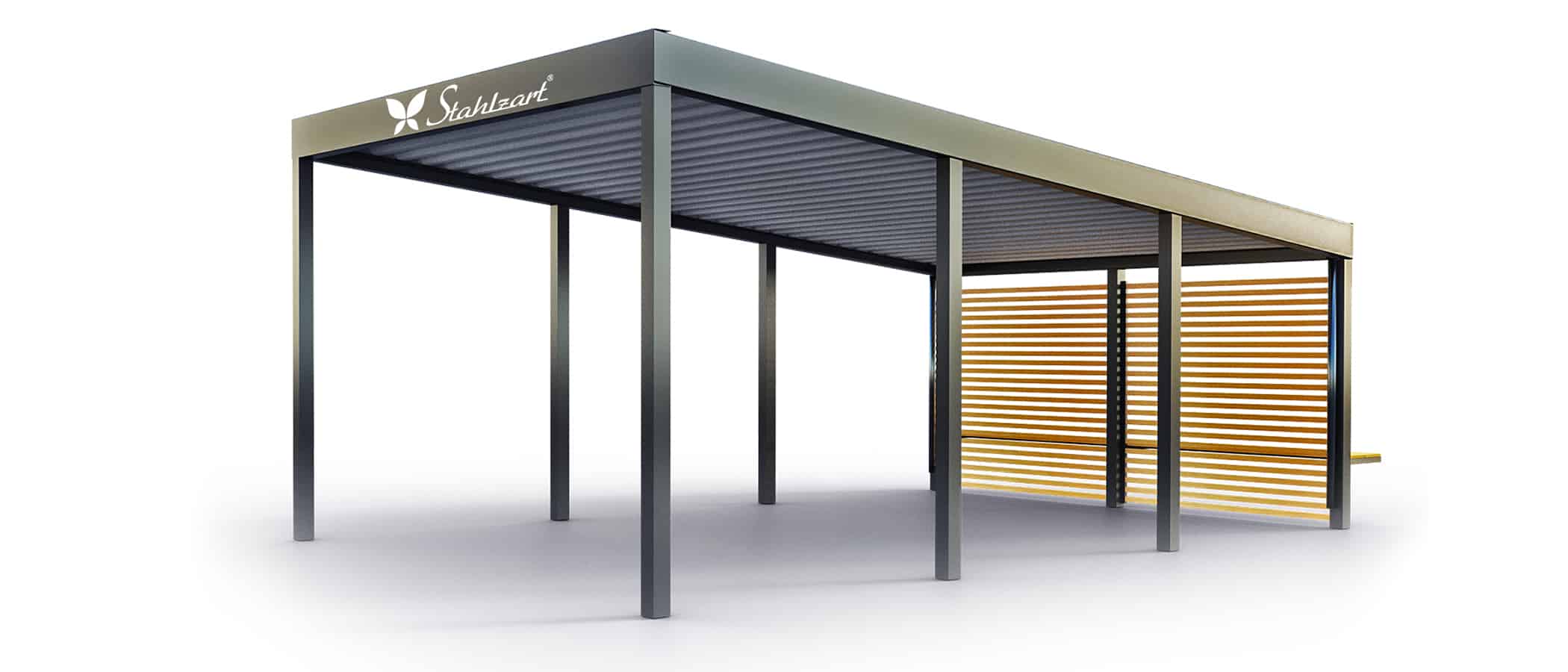 solar-carport-mit-pultdach-carports-solarcarport-pultdach-carportdach-design-strom-angebot-photovoltaikanlage-module-solardach-metall-stahl-stahlcarport-holz-verkleidung-sitzbank-stahlzart