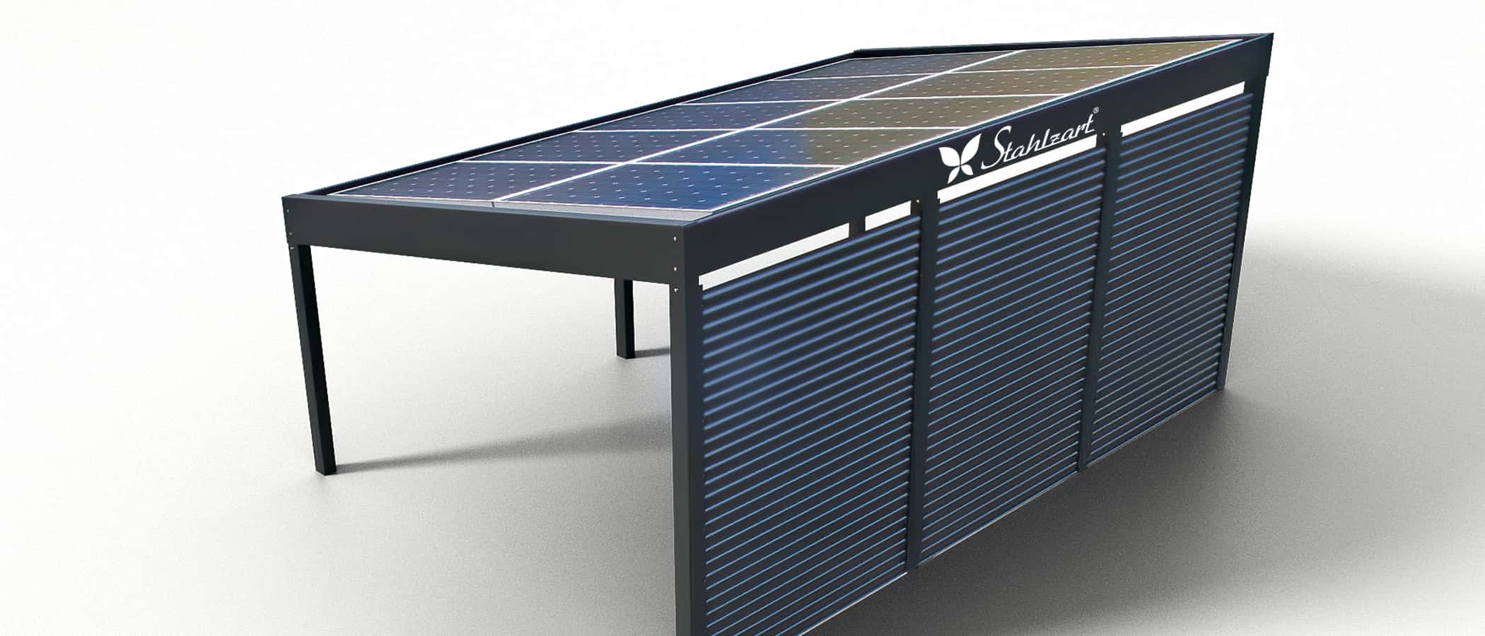 stahlzart-solar-carport-carports-e-fahrzeuge-solaranlage-strom-solarcarport-e-auto-kosten-30-jahre-carportdach-photovoltaik-schraegdach-blech-verkleidung-anthrazit-vorteile-fragen-metall-stahl