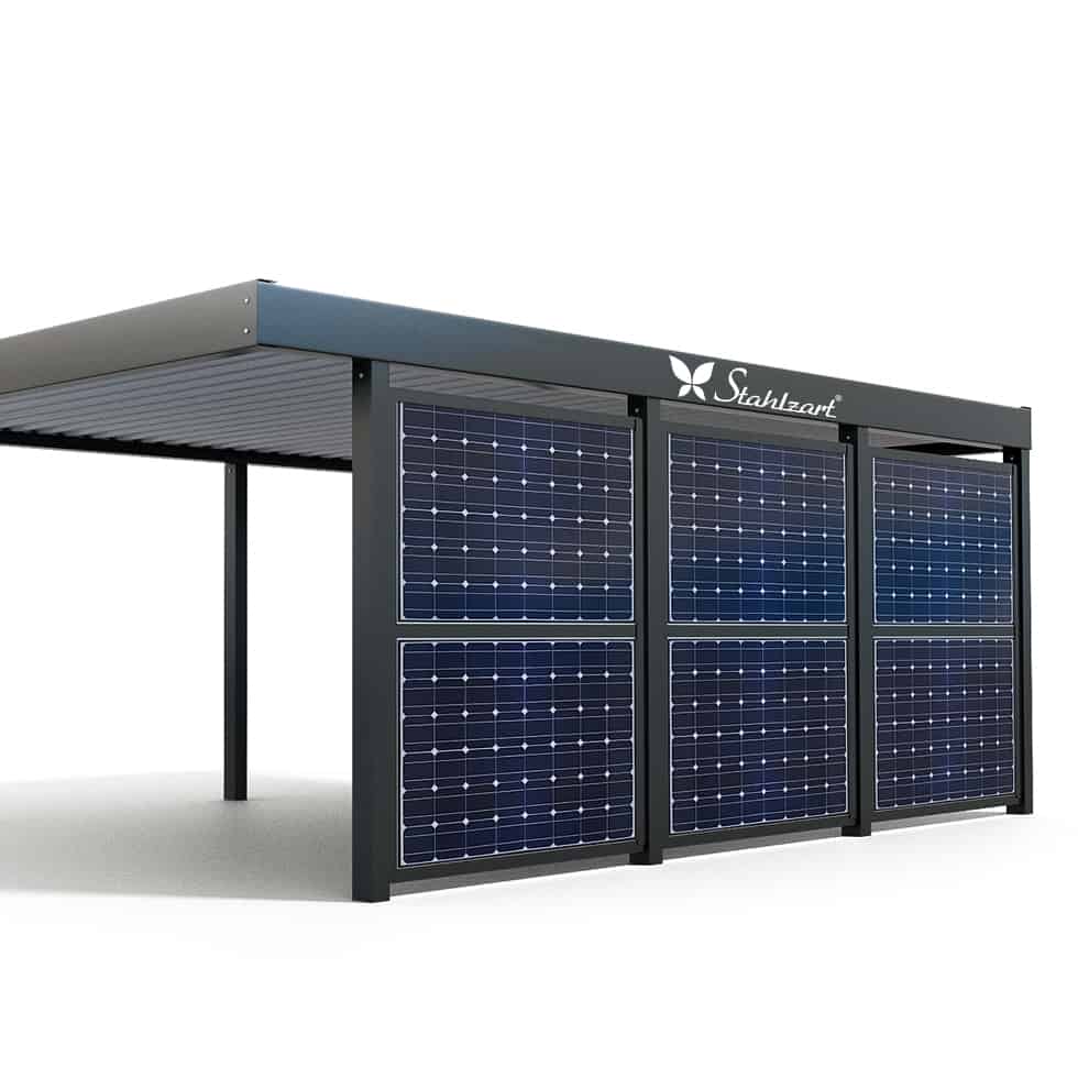 stahlzart-solar-carport-carports-e-fahrzeuge-solaranlage-strom-solarcarport-e-auto-kosten-30-jahre-flachdach-photovoltaik-solarmodule-wand-vorteile-fragen-metall-stahl-offen-freistehend-design