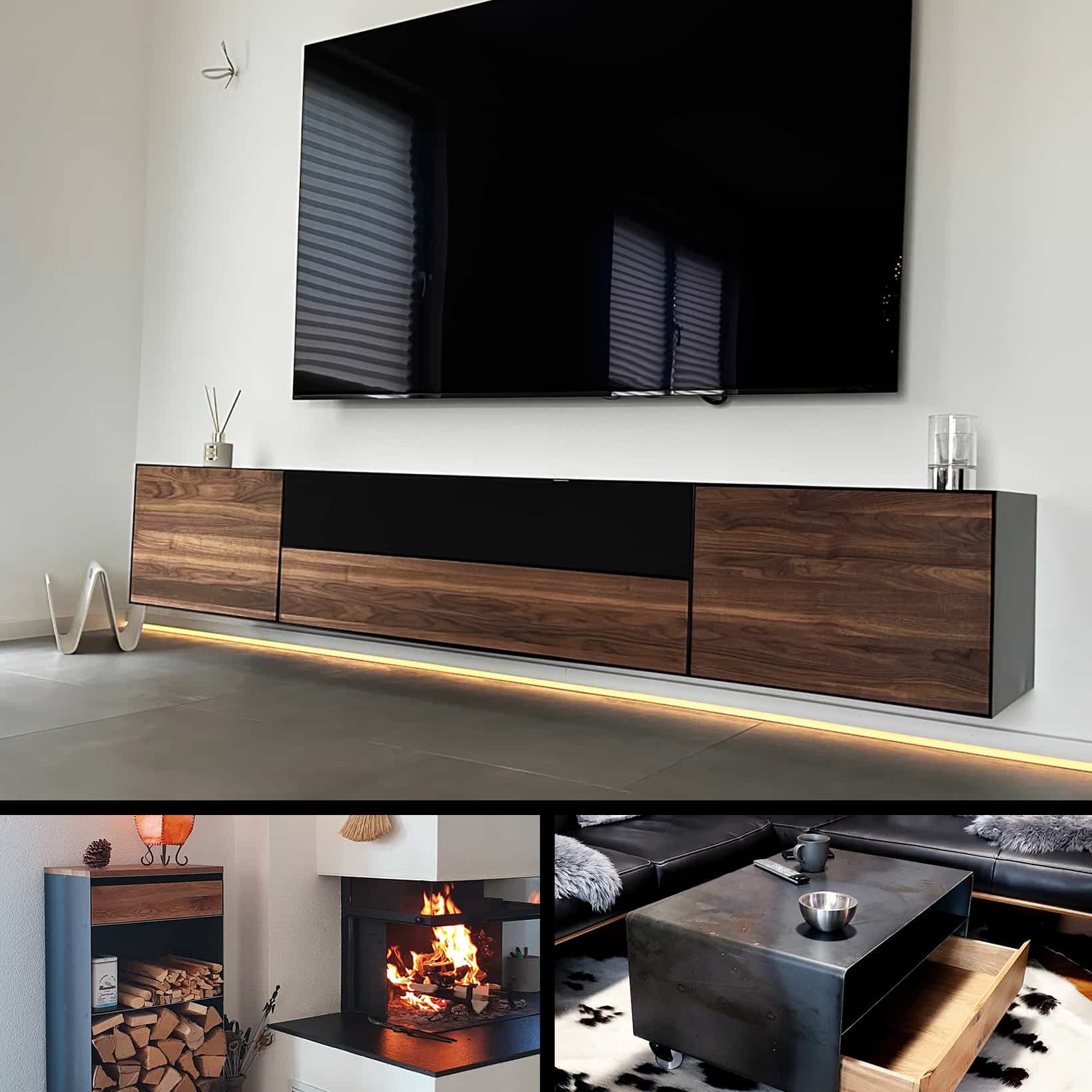 stahlzart-moebel-tisch-couchtisch-sideboard-regal-tv-board-lowboard-haengend-kaminholzregal-weiss-schwarz-grau-holz-eiche-metall-modern-design-nussbaum-wohnzimmer-schlafzimmer-flur