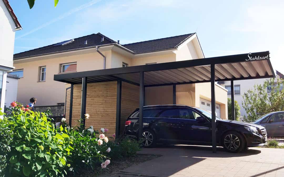 Einzelcarport mit Geräteraum – Berlin